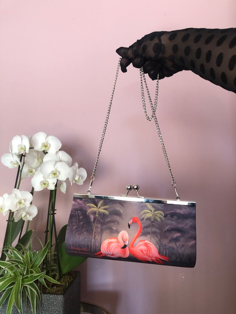 Flamingo clutch on sale