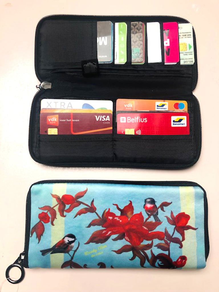 Retro wallet, vintage wallet, Robin